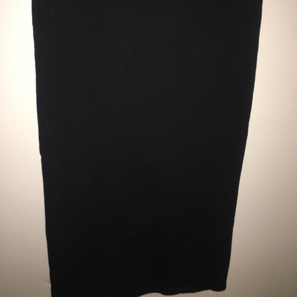 ZARA Long Black Pencil Skirt - Picture 1 of 3